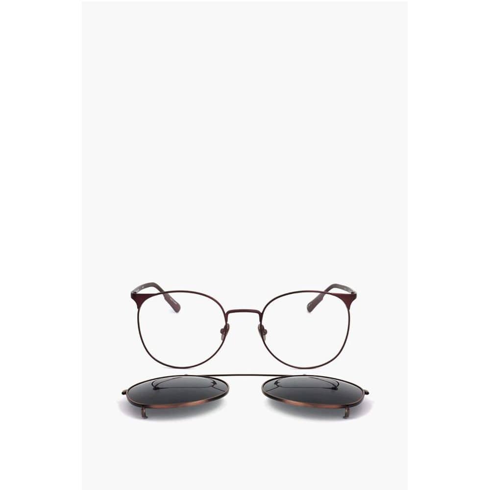 Linda Farrow Sunglasses Linda Farrow KRIS VAN ASSCHE Wayfarer Sunglasses with Removable Mask