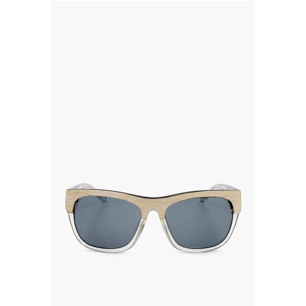 Linda Farrow Sunglasses Linda Farrow PHILLIP LIM Wayfarer Sunglasses with Wood Effect Detail