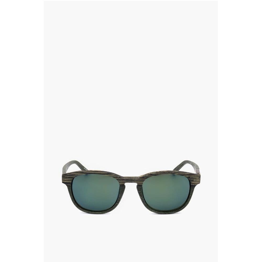 Linda Farrow Sunglasses Linda Farrow PHILLIP LIM Wayfarer Sunglasses with Wood Effect Frame