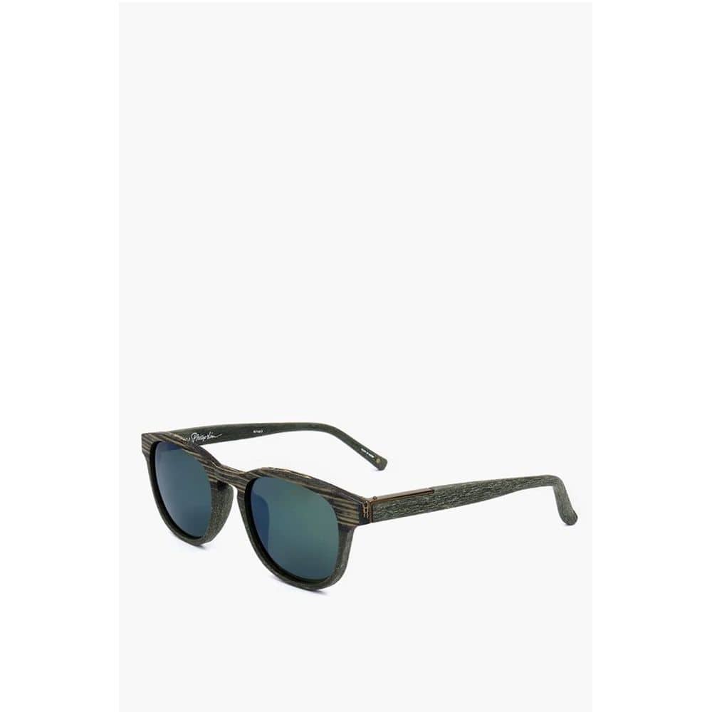 Linda Farrow Sunglasses Linda Farrow PHILLIP LIM Wayfarer Sunglasses with Wood Effect Frame