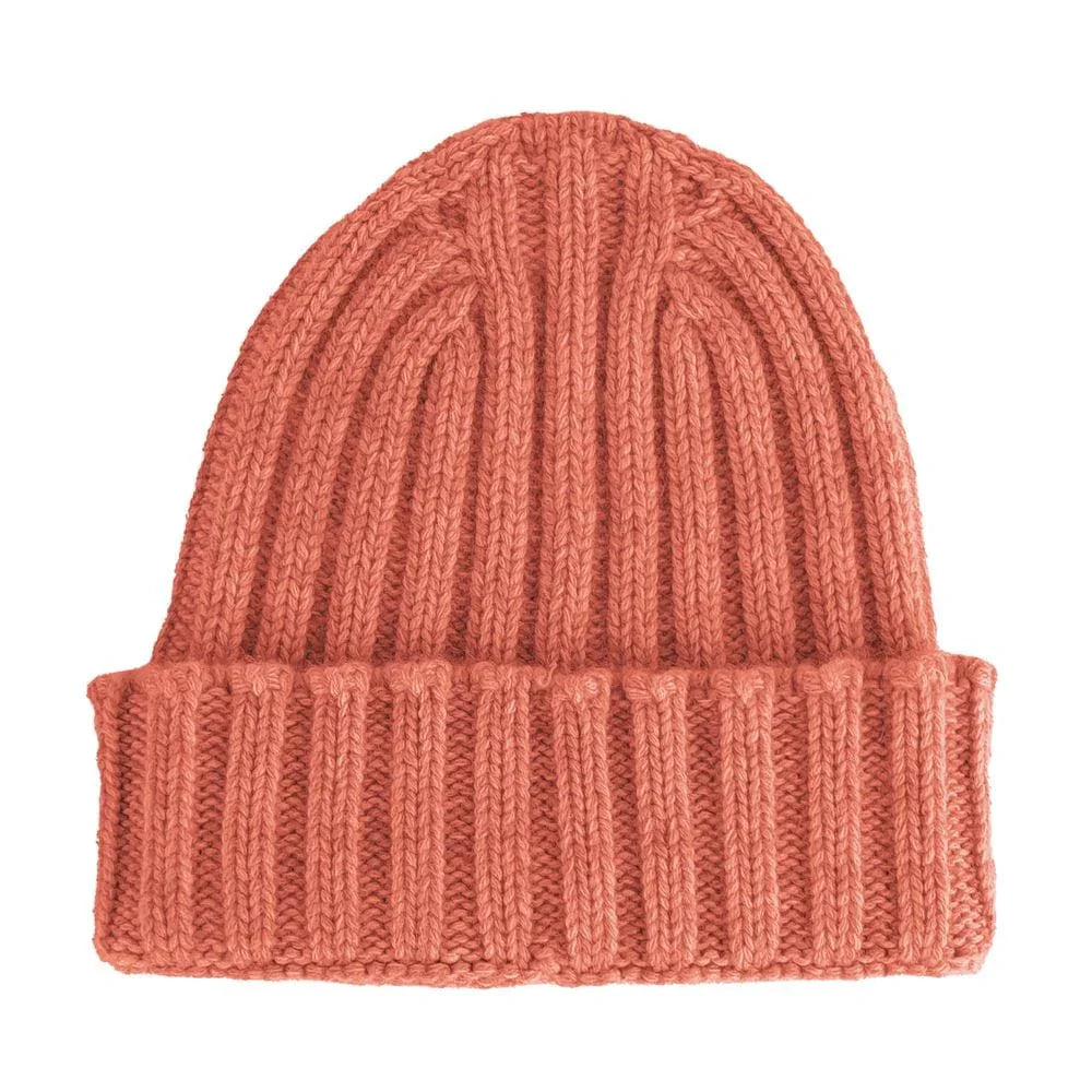 Made in Italy Beanies Made in Italy Pink Cashmere Hats & Cap