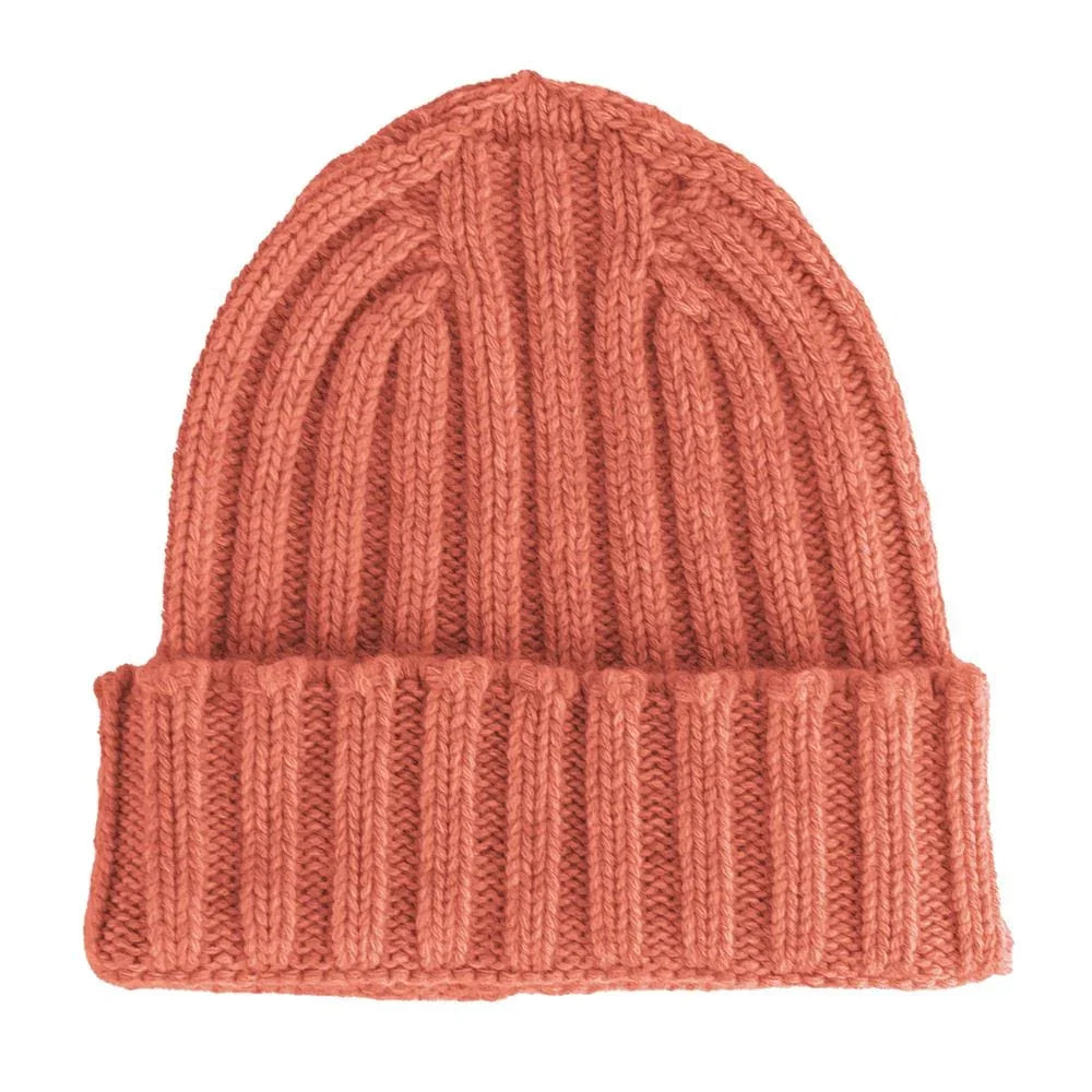 Made in Italy Beanies Made in Italy Pink Cashmere Hats & Cap