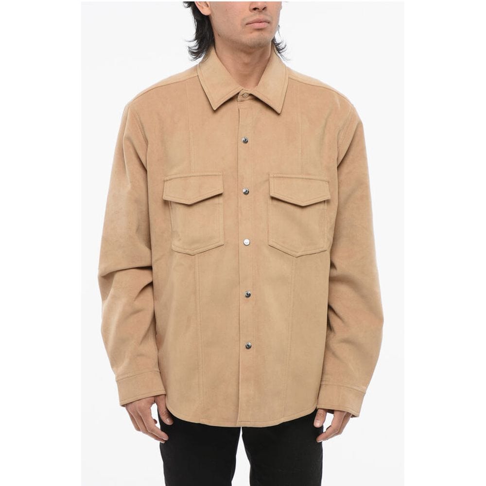 Nanushka Nanushka Suede Oversized Shirt