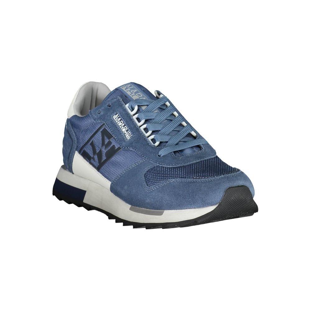 US11.5 Napapijri Blue Polyester Men Sneaker