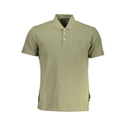Napapijri Polos M Napapijri Green Cotton Mens Polo Shirt