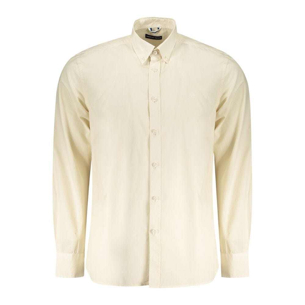 North Sails M North Sails Beige Cotton Men Shirt