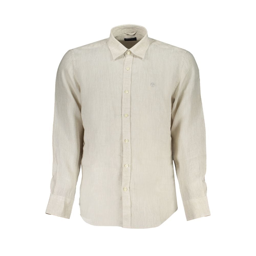 North Sails Linen Shirts North Sails Beige Linen Shirt