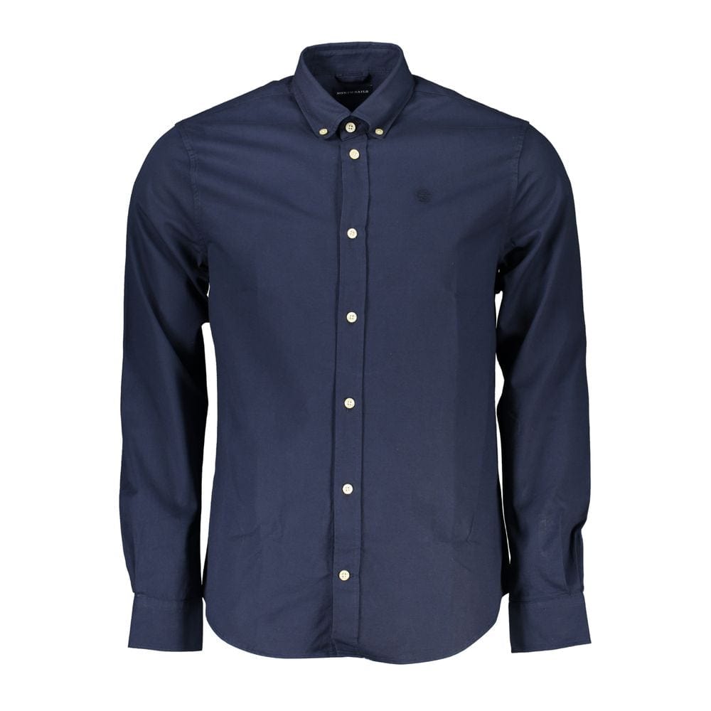 North Sails S North Sails Blue Cotton Men Shirt