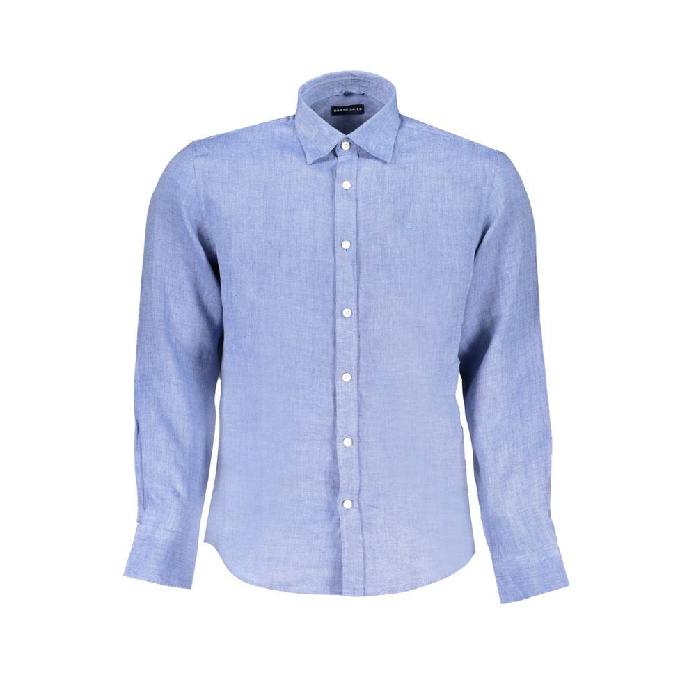 North Sails North Sails Blue Linen Shirt