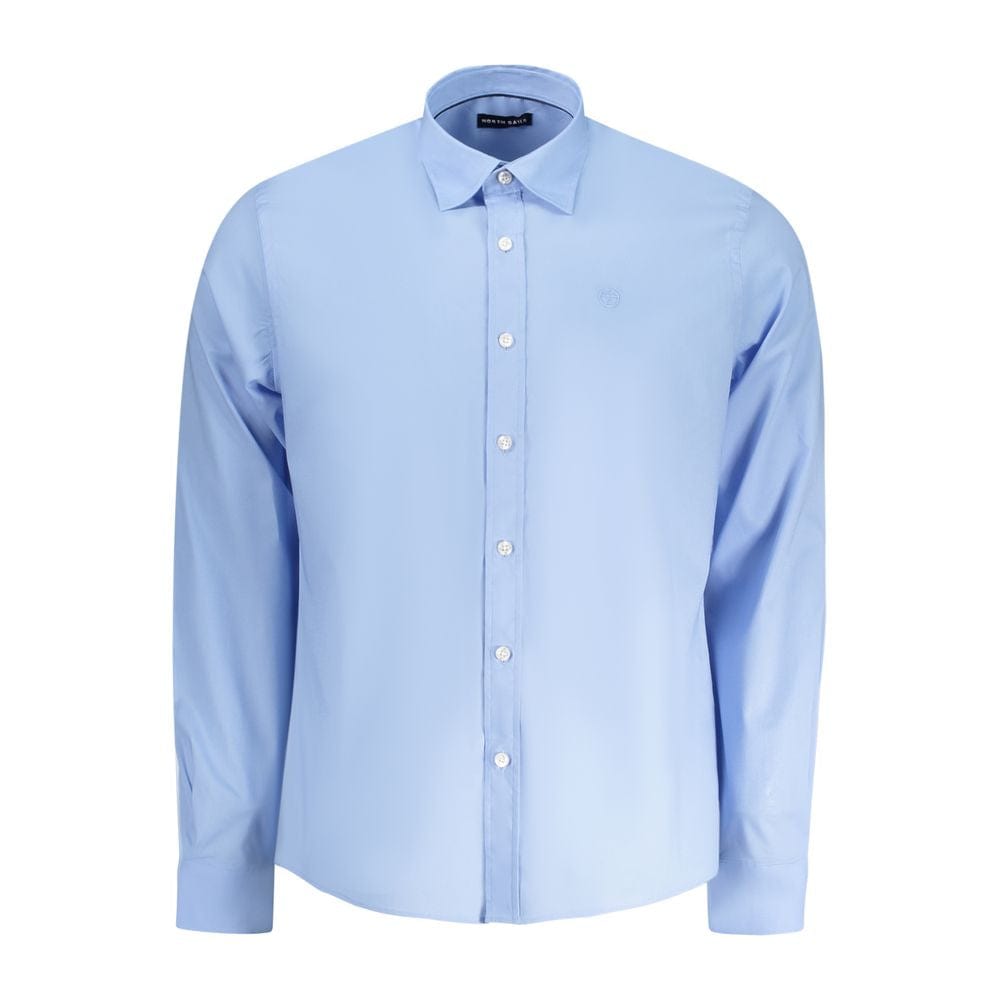 North Sails North Sails Light Blue Cotton Men Shirt