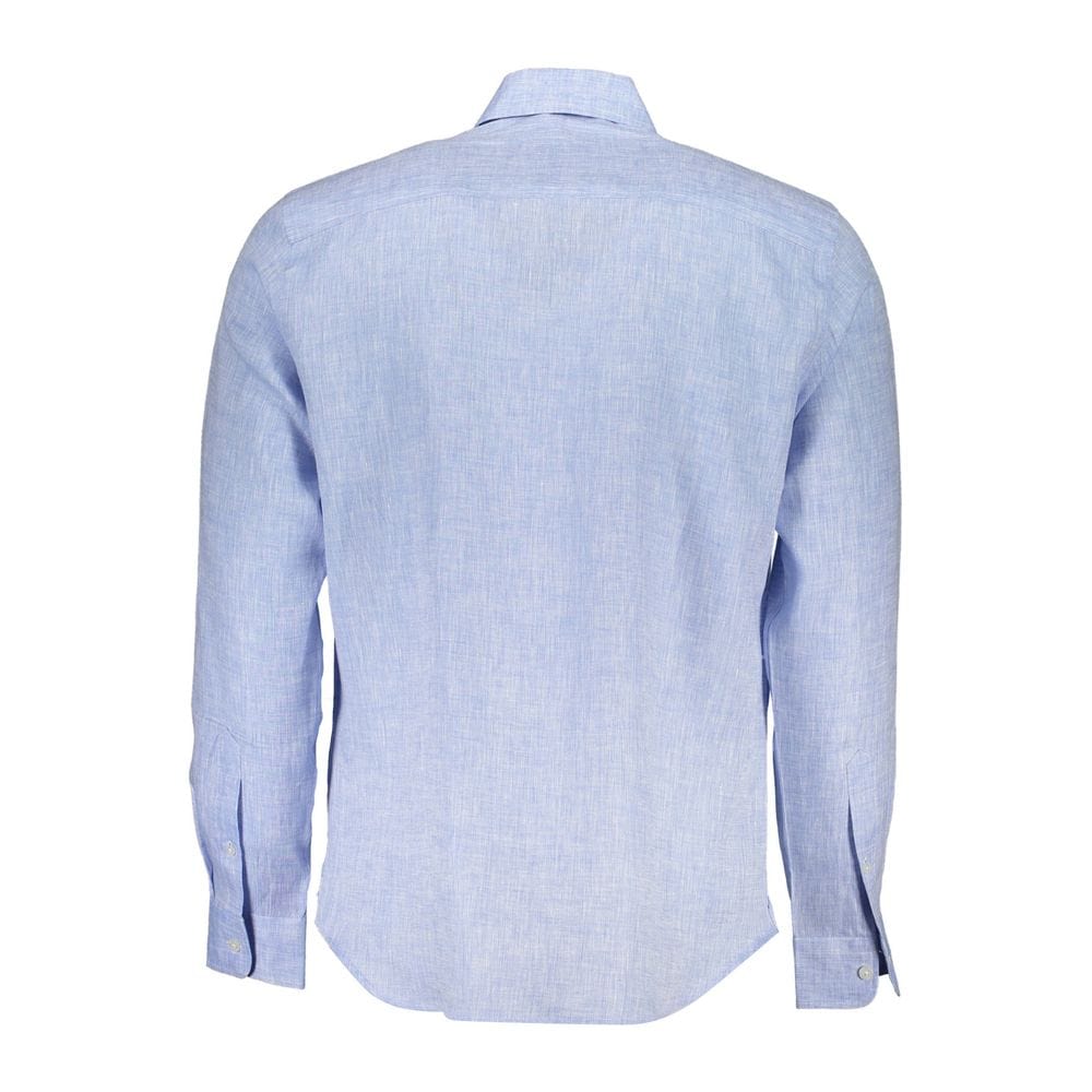 North Sails Linen Shirts M North Sails Light Blue Linen Men Shirt