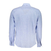 North Sails Linen Shirts M North Sails Light Blue Linen Men Shirt