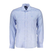 North Sails Linen Shirts M North Sails Light Blue Linen Men Shirt