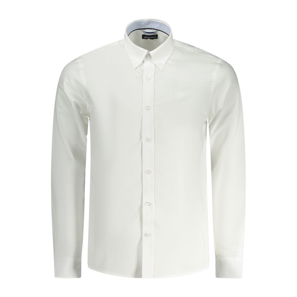North Sails S North Sails White Cotton Men Shirt