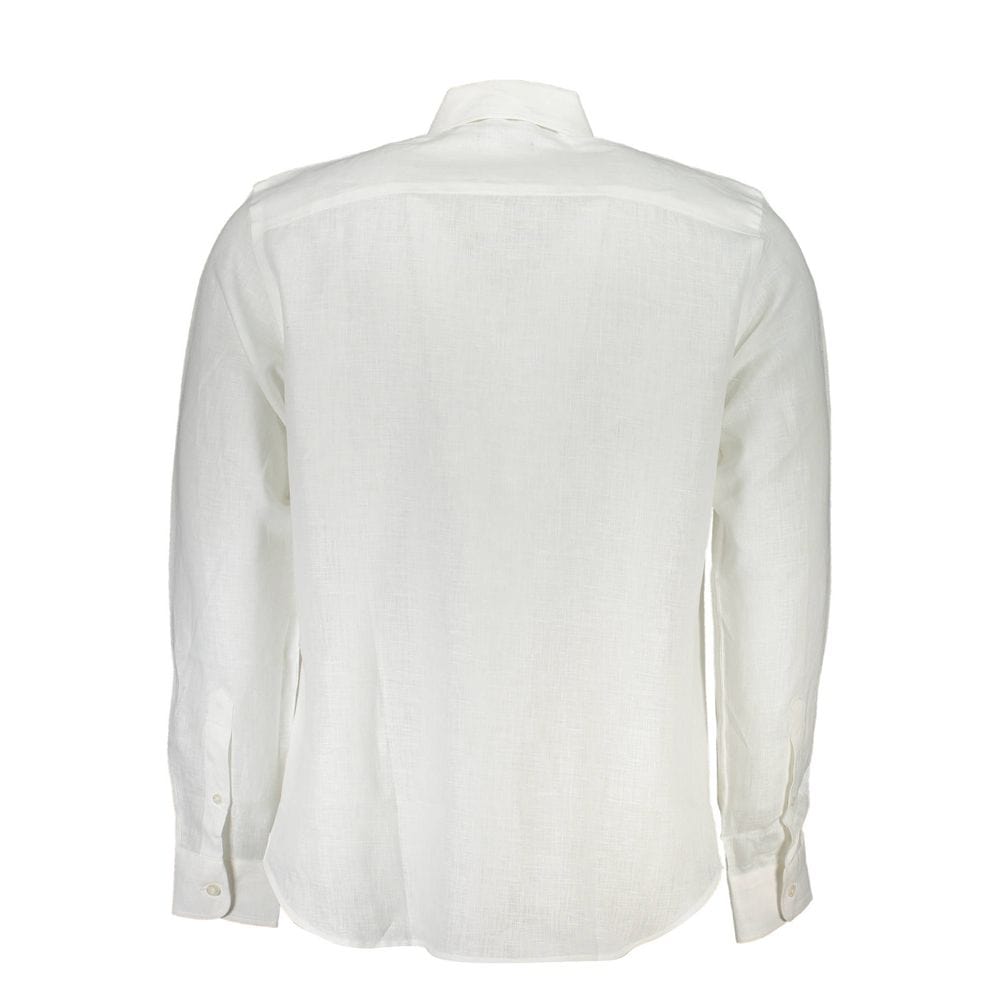 North Sails Linen Shirts North Sails White Linen Men Shirt