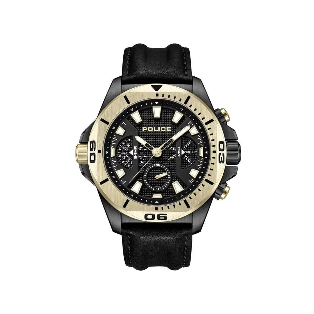Police Police Black Artificial Leather Watch