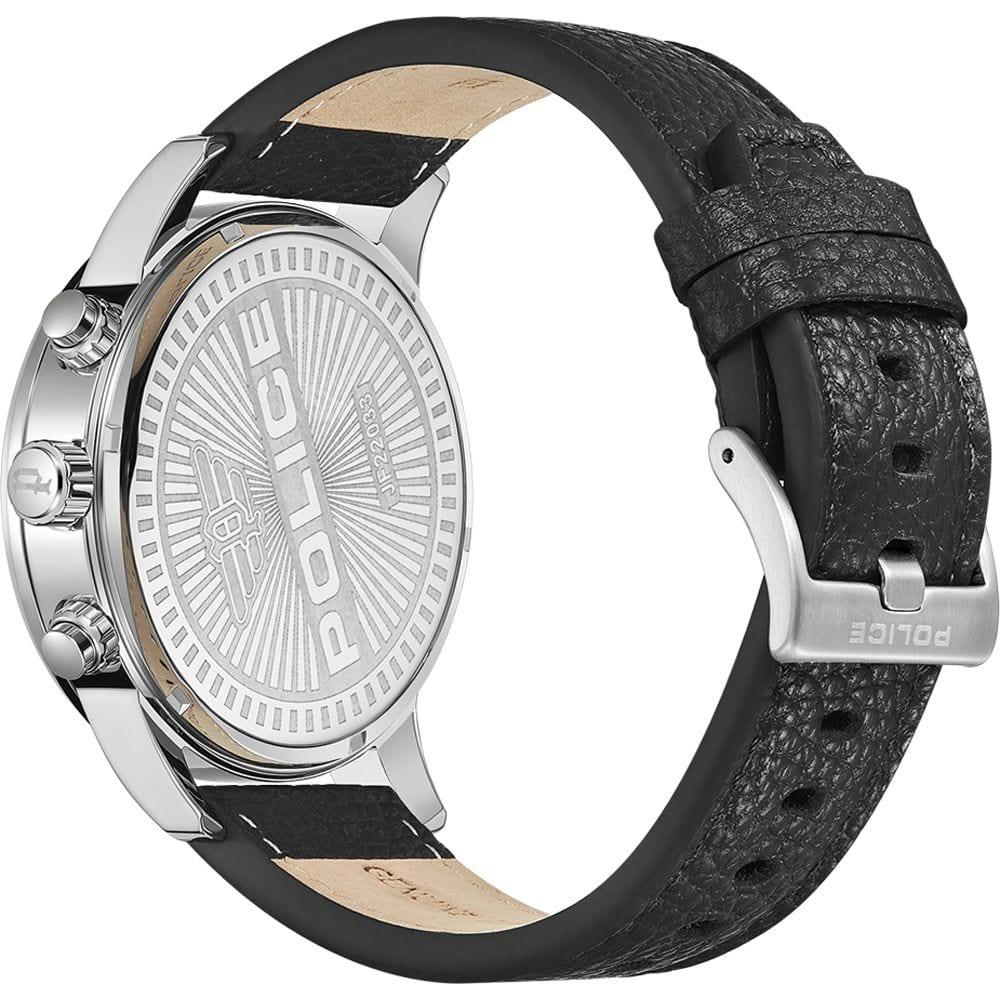 Police Police Black Leather Watch