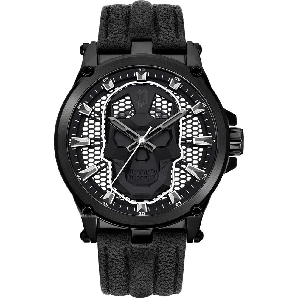 Police Police Black Leather Watch