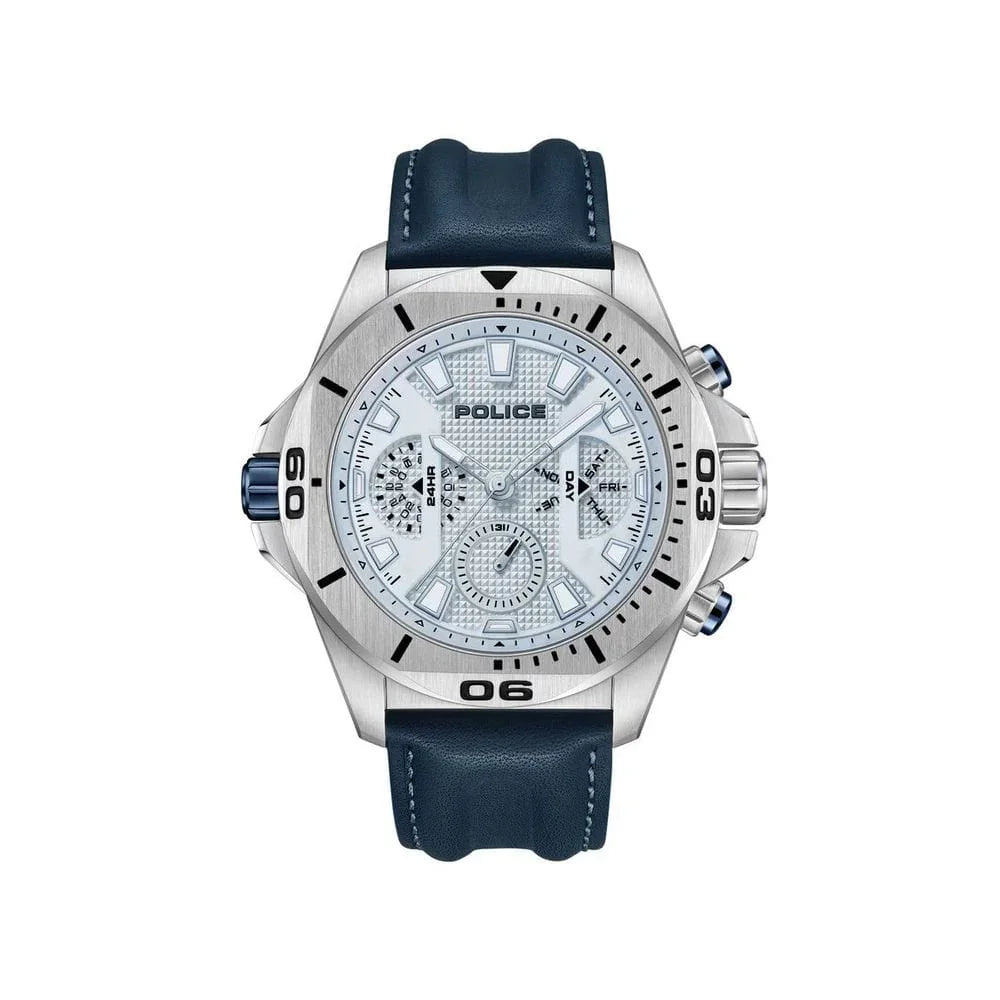 Police Police Blue Artificial Leather Watch