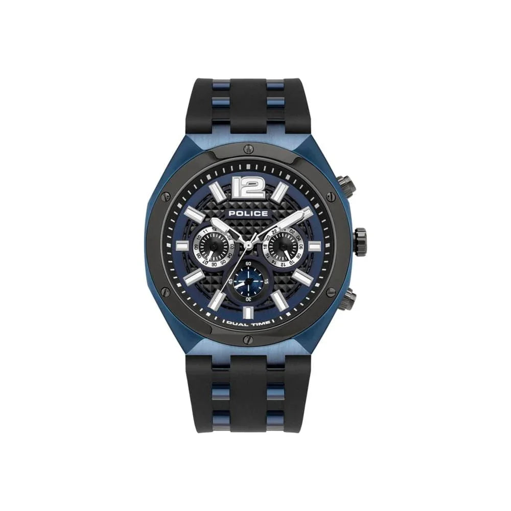 Police Watches Police Blue Silicone Watch