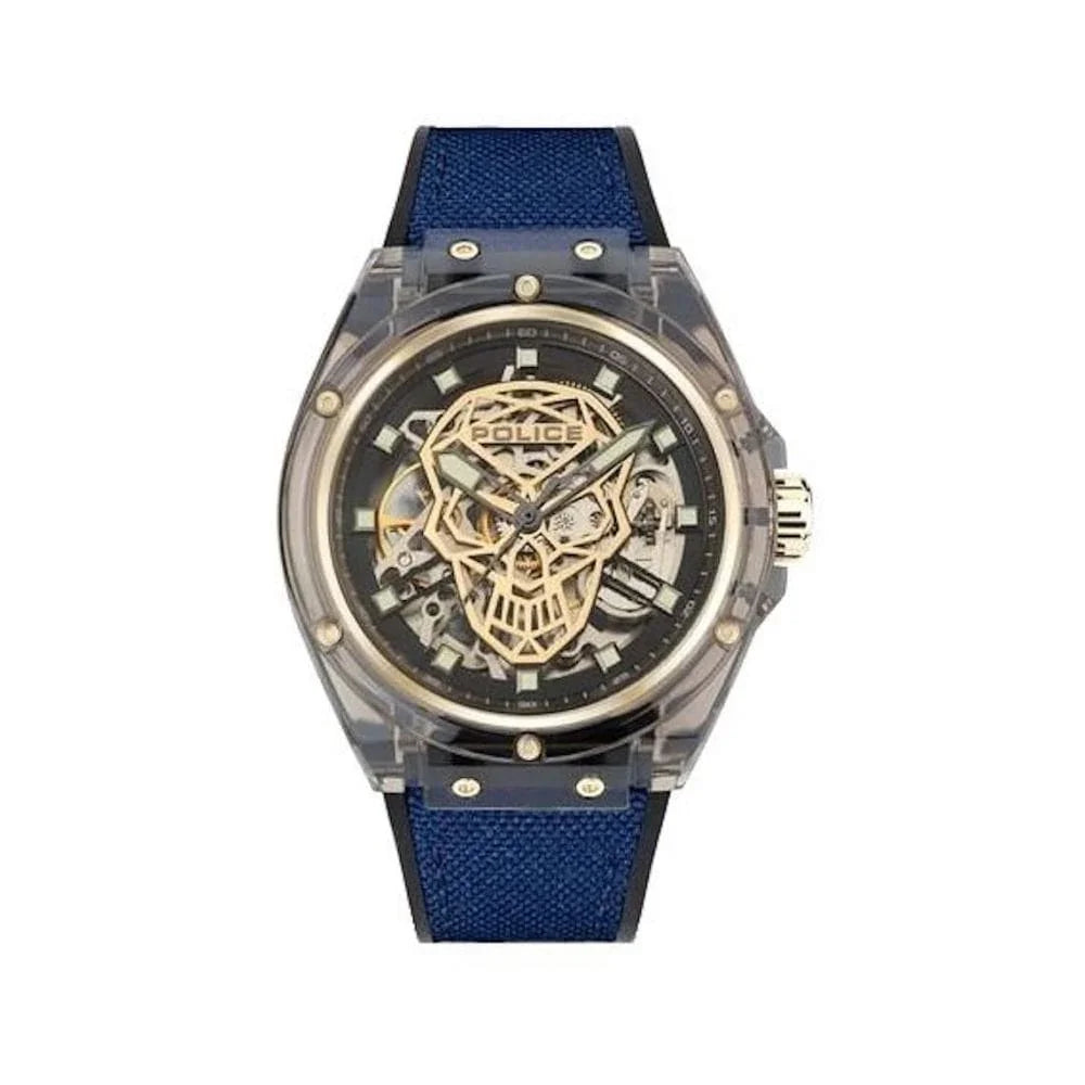 Police Watches Police Blue Silicone Watch