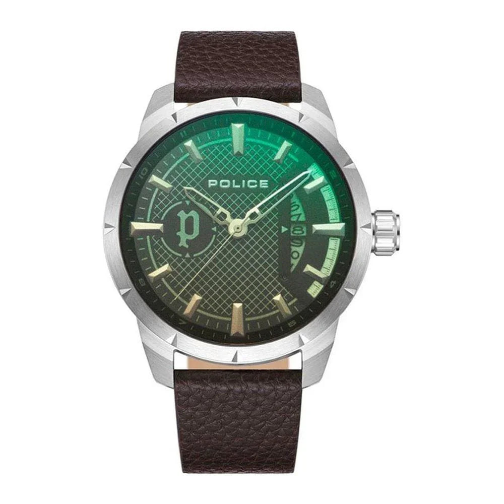 Police Police Brown Leather Watch
