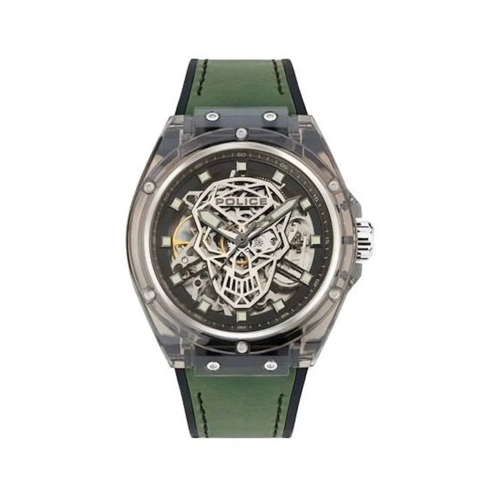 Police Watches Police Green Silicone Watch
