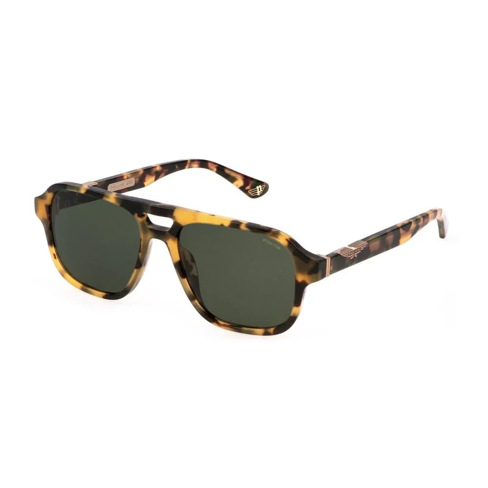 Police Sunglasses Police™ Sunglasses Brown Acetate Green Lenses