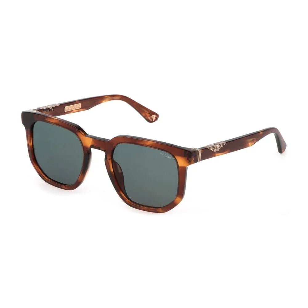 Police Sunglasses Police™ Sunglasses Brown Acetate UV Protection Black Lenses