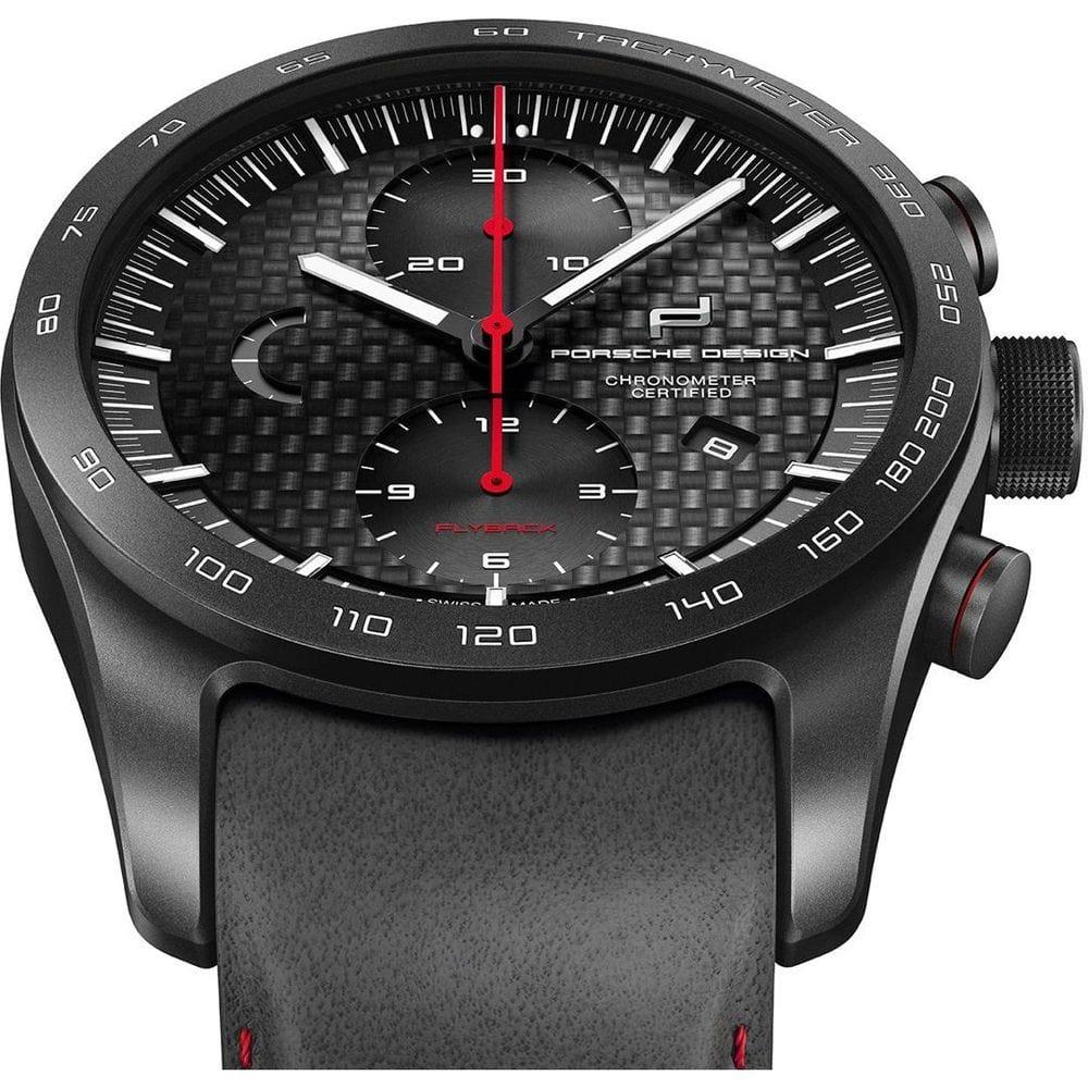Porsche Design Porsche Design Black Leather Watch