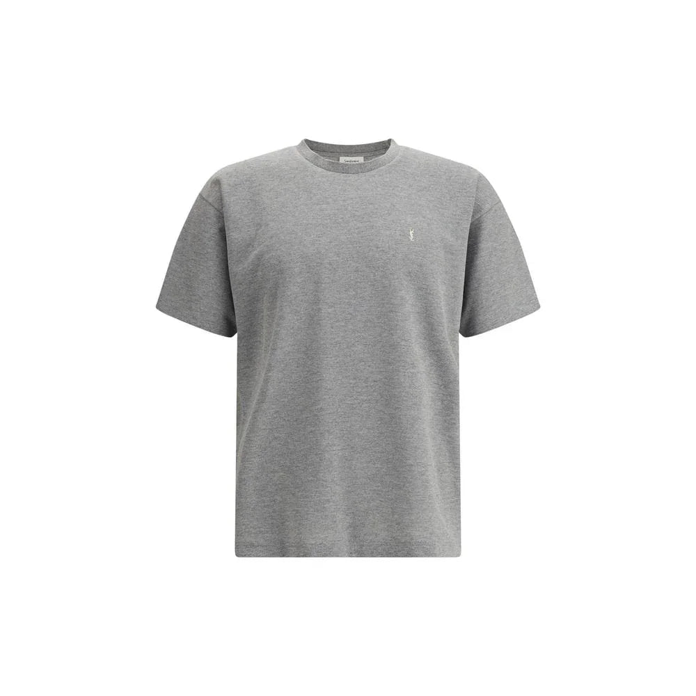Saint Laurent M Saint Laurent Grey Cotton Oversized T-shirt