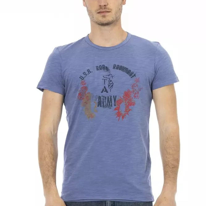 Trussardi Action Trussardi Action Blue Cotton Men T-Shirt