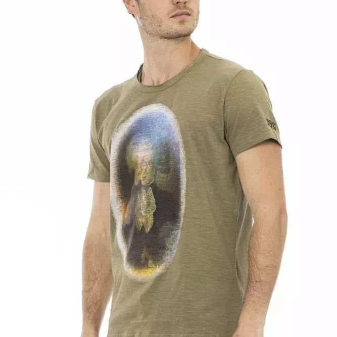 Trussardi Action Trussardi Action Green Cotton Men T-Shirt