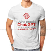 Men's Graphic T-Shirt: AI Humor