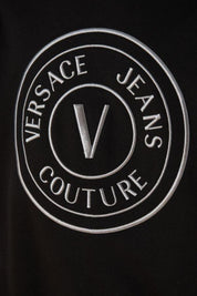 Versace Jeans Sweater Versace Jeans Stunning Hooded Black Cotton Sweatshirt