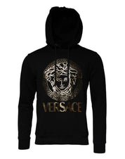 Versace Sweaters IT46 | S Versace Black Medusa Cotton Hoodie Pullover Sweatshirt Sweater