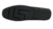 Versace Loafers EU39/US6 Versace Elegant Black Calf Leather Men's Loafers
