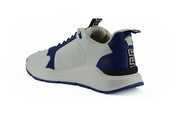Versace Sneakers EU44/US11 Versace Elegant Blue and White Leather Sneakers