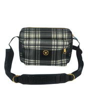 Versace Cross Body Bags Versace Elegant Grey Leather Crossbody Bag
