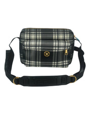 Versace Cross Body Bags Versace Elegant Grey Leather Crossbody Bag