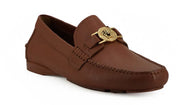 Versace Loafers Versace Elegant Medusa-Embossed Leather Loafers