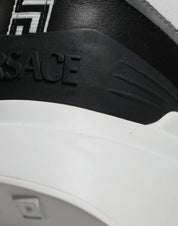 Versace Sneakers Versace Multicolor Canvas Quad Fabric Medusa Low Top Sneakers Shoes