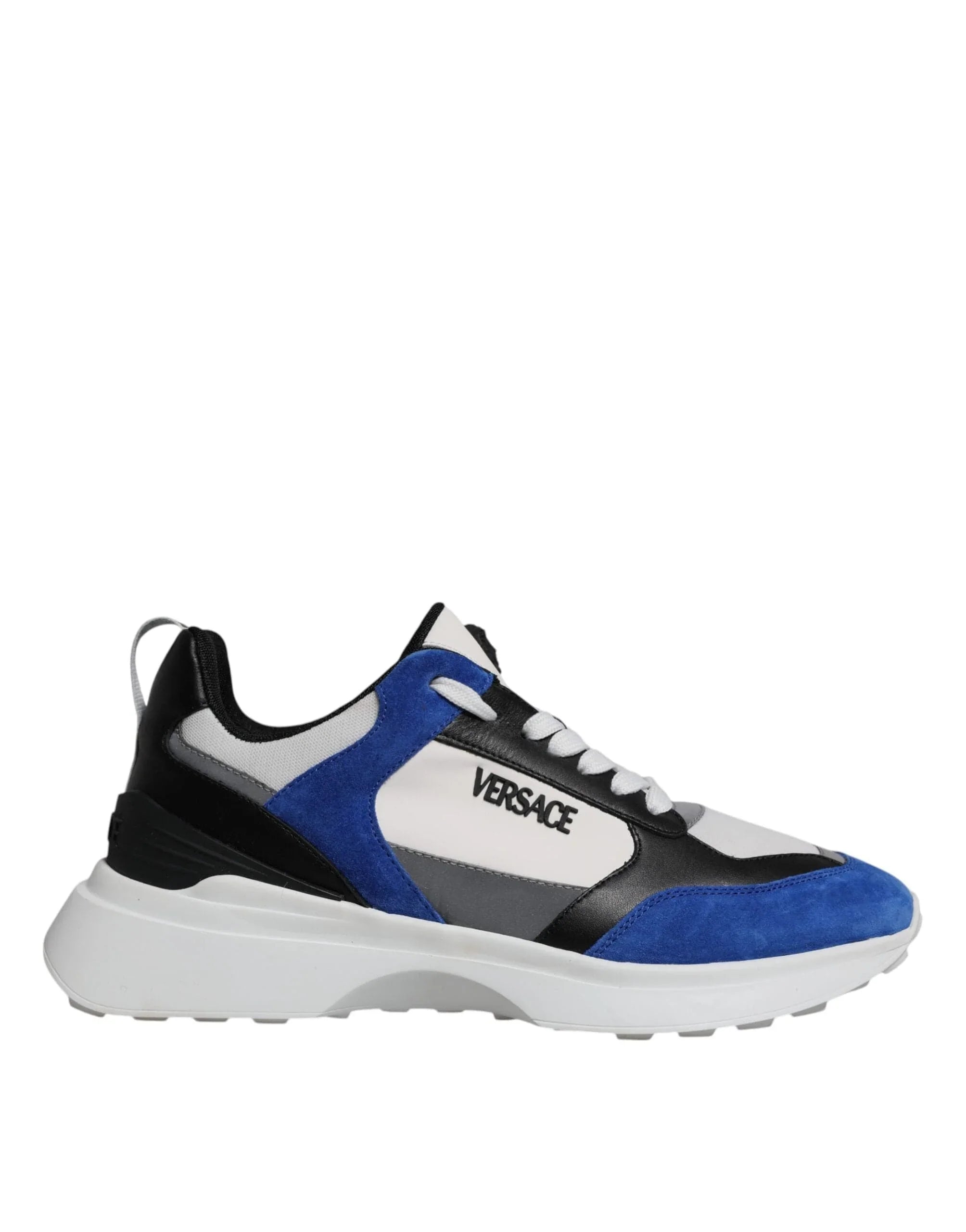 Versace Sneakers Versace Multicolor Canvas Quad Fabric Medusa Low Top Sneakers Shoes