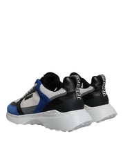 Versace Sneakers Versace Multicolor Canvas Quad Fabric Medusa Low Top Sneakers Shoes