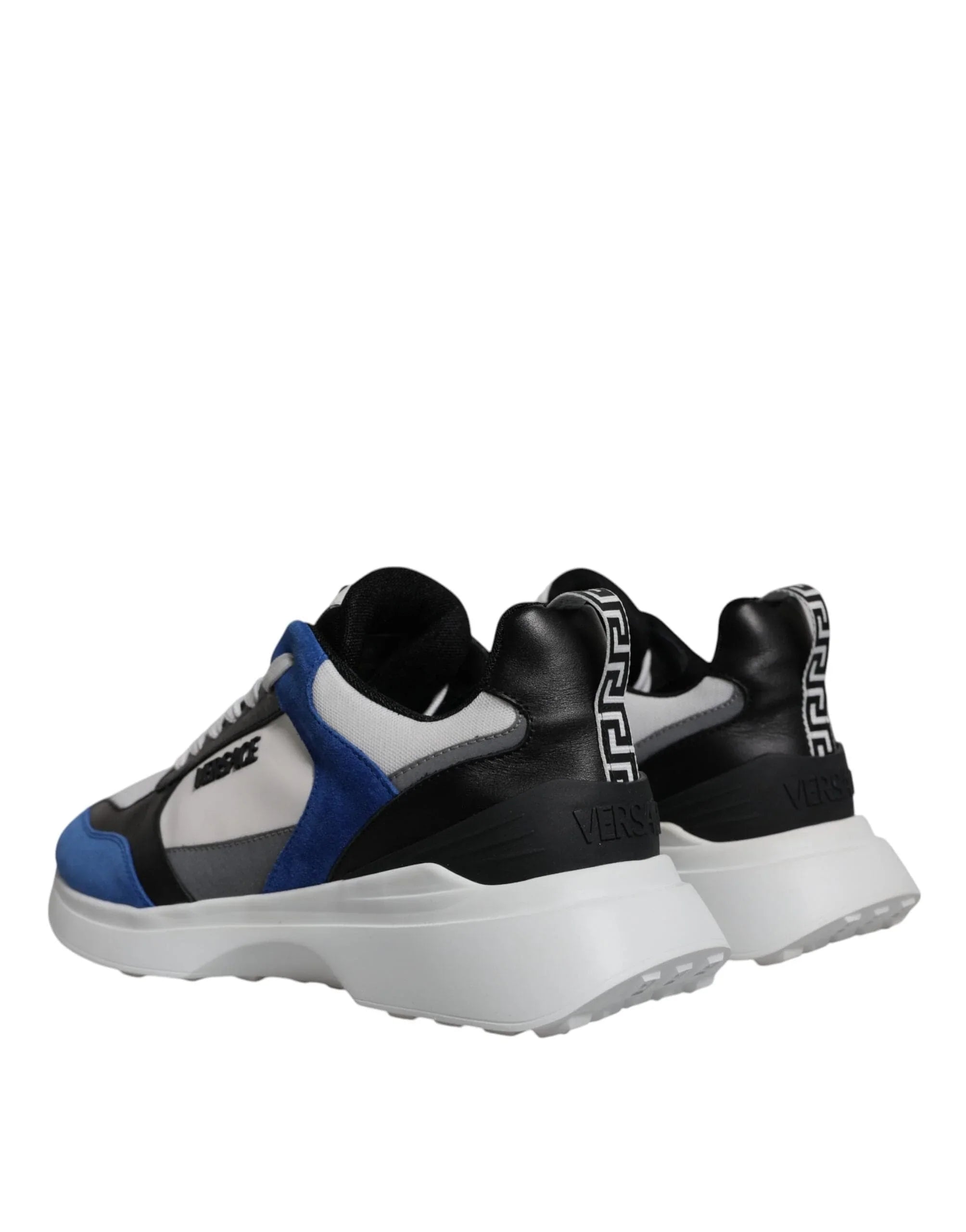 Versace Sneakers Versace Multicolor Canvas Quad Fabric Medusa Low Top Sneakers Shoes