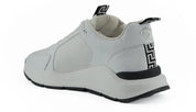 Versace Sneakers EU44/US11 Versace Sleek White Calf Leather Sneakers