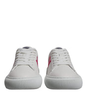 Versace Sneakers EU42/US9 Versace White Pink Greca Print Platform Low Top Sneakers Shoes