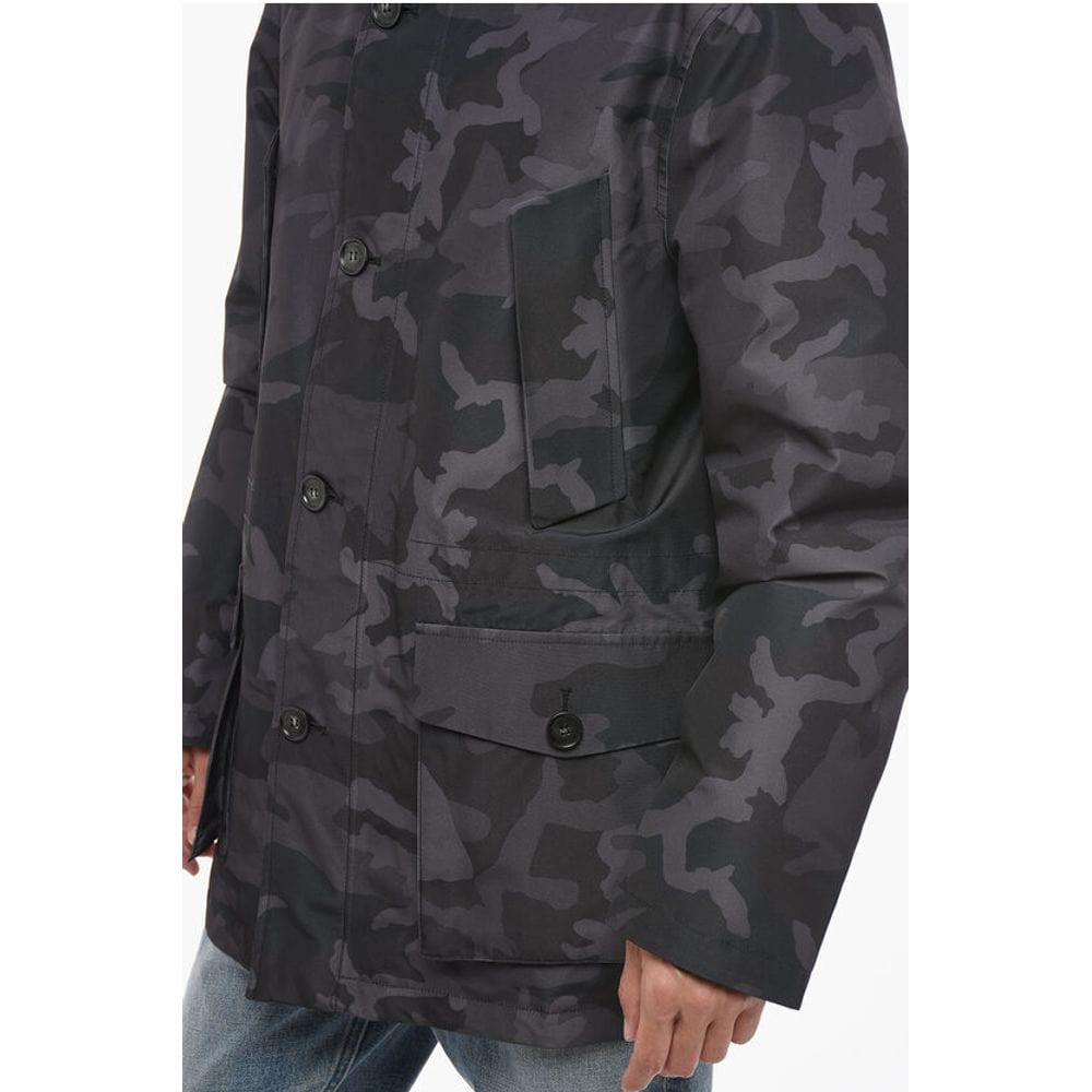 Woolrich XXL Woolrich Camouflage GTX Utility Down Jacket with Hood