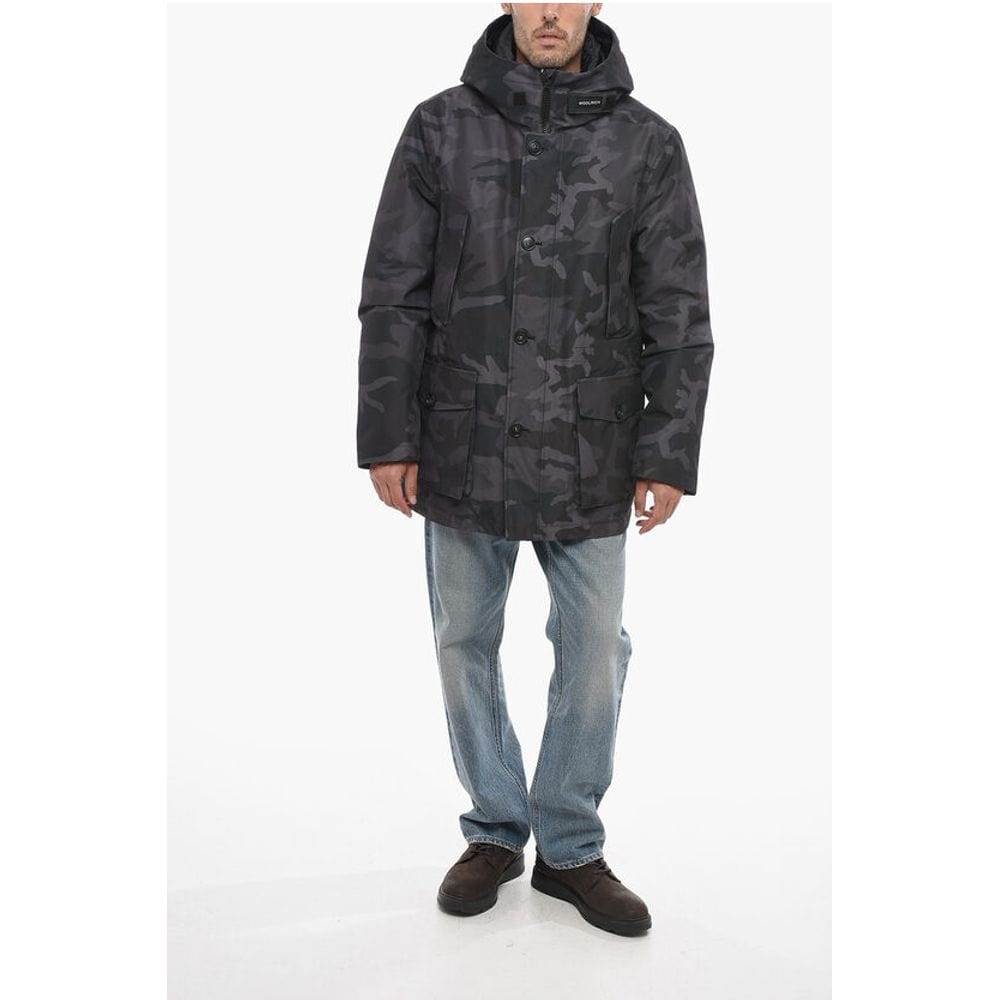 Woolrich XXL Woolrich Camouflage GTX Utility Down Jacket with Hood