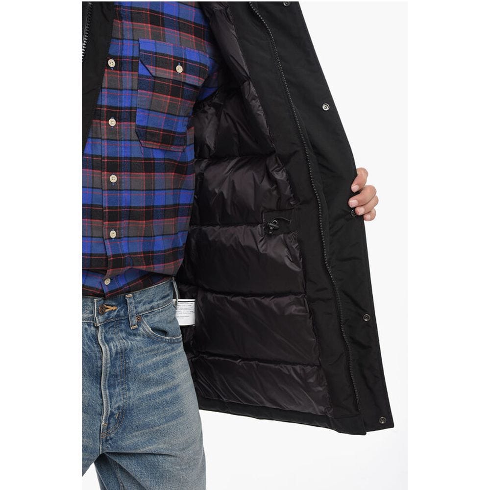 Woolrich XXL Woolrich Cotton and Nylon CLEVELAND Down Jacketwith Hidden Closure